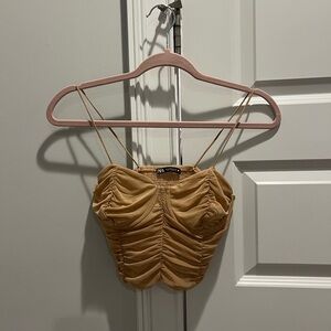 Zara top! Worn once but I never reach for it anymore!